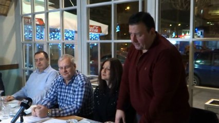 ILHAN AHMET 2018 YENI YIL GAZETECILERLE BULUSTU