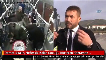 Demet Akalın'dan kahraman şoföre jest