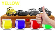 Disney Cars 3 Mcqueen Bathing Colors FUNNY Learn Colors With cars 3
