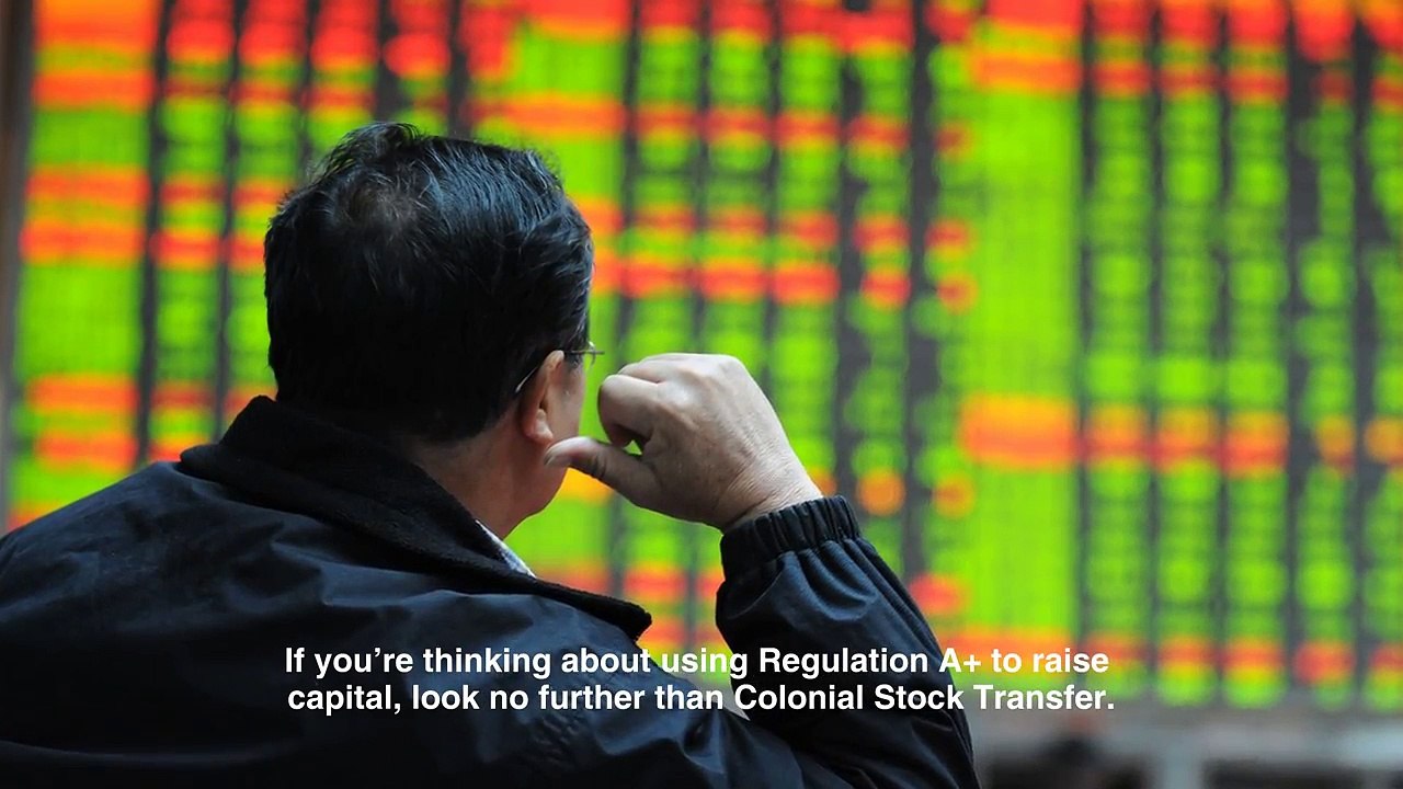 Regulation A+ Transfer Agent Services - Colonial Stock Transfer Company, Inc.