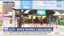 La station de Morillon, où un skieur est mort hier, est fermée aujourd'hui pour risque maximum d'avalanche