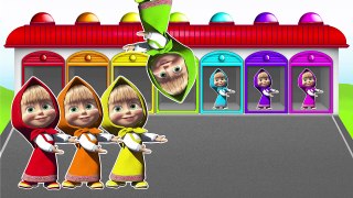 Masha and the Bear! Learn Colors! Video for kids and toddlers!-reDX2