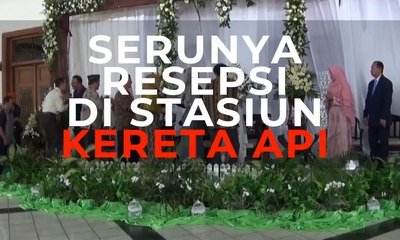 Ide Pernikahan Kreatif: Resepsi di Stasiun Kereta