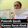 Polemik Ijazah Karena Surat Ahok