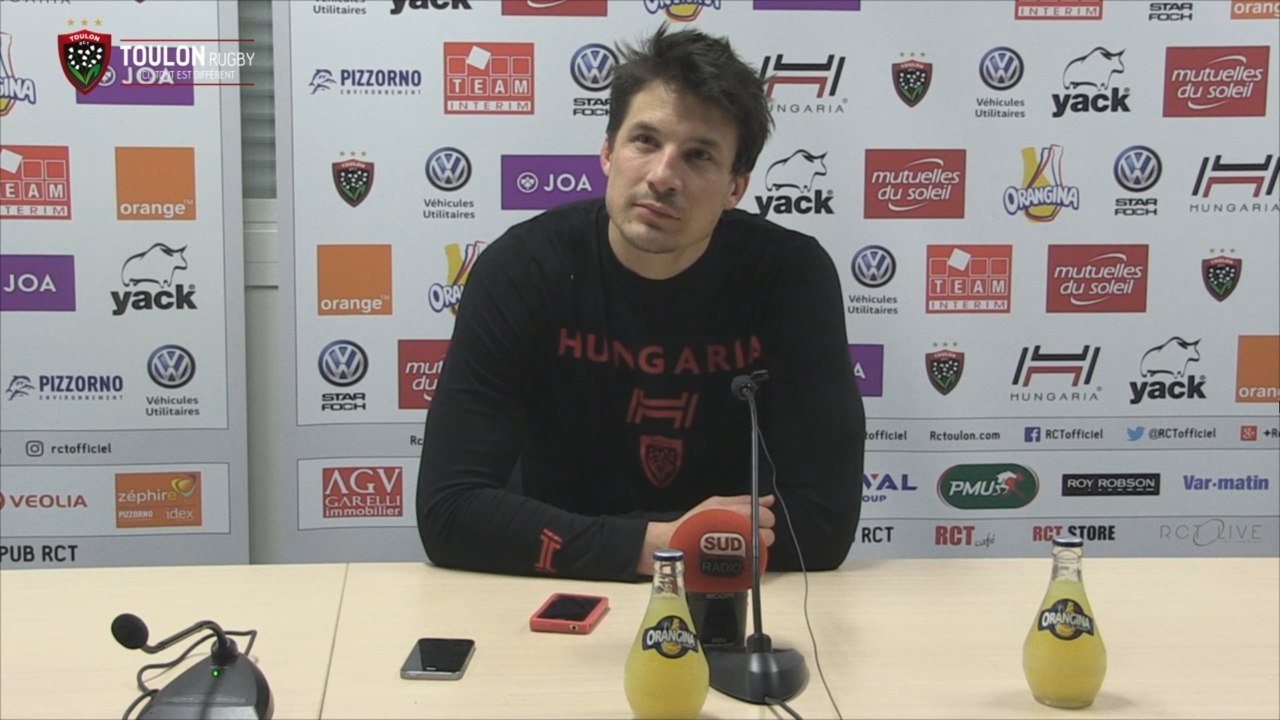 Conf' de presse d'avant-match Brive-Toulon J15 TOP14