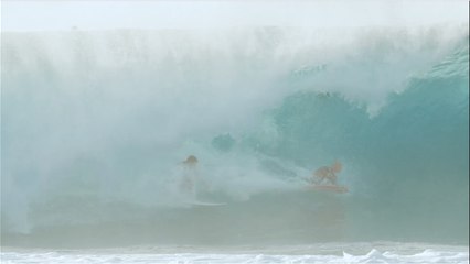 Nathan Florence and Mike Stewart - Double Barrel at Pipeline