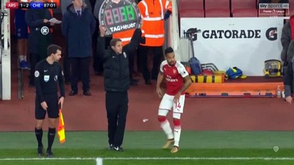 Premier Ligue Arsenal vs Chelsea 1/4/18, Last Two Goal