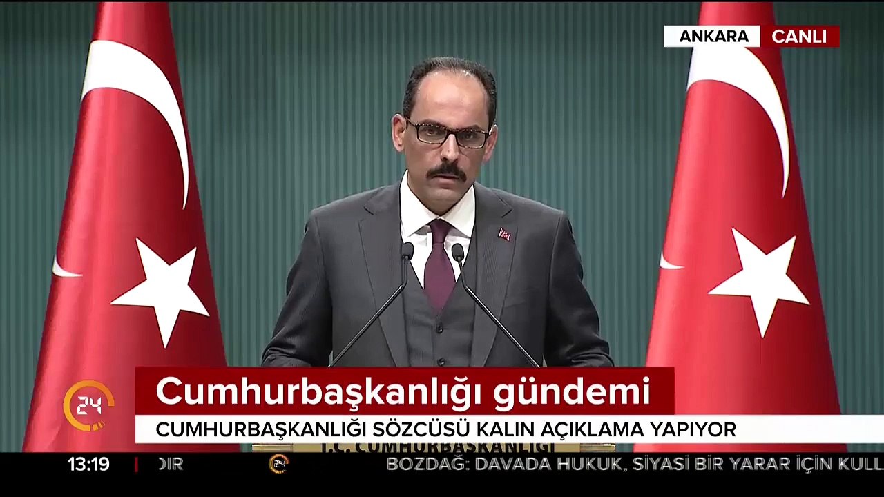 Cumhurbaşkanlığı Sözcüsü Kalın kumpas davasına ilişkin: Utanç verici bir senaryo...