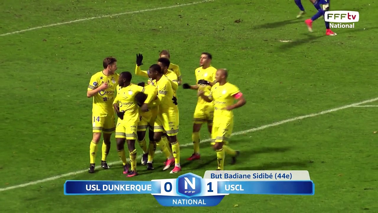 Dunkerque 1 - 2 USCL (J15 S1718)