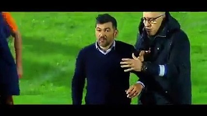 CD Feirense - FC Porto: Sérgio Conceição cumprimenta Fábio Veríssimo