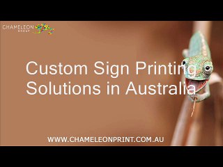 Custom Sign Printing Solutions in Australia