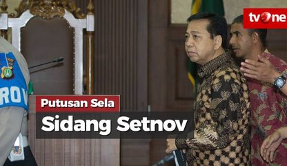 Setya Novanto Jalani Sidang Pembacaan Putusan Sela