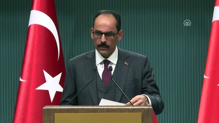 Cumhurbaşkanlığı Sözcüsü Kalın - ABD'deki Hakan Atilla davası - ANKARA