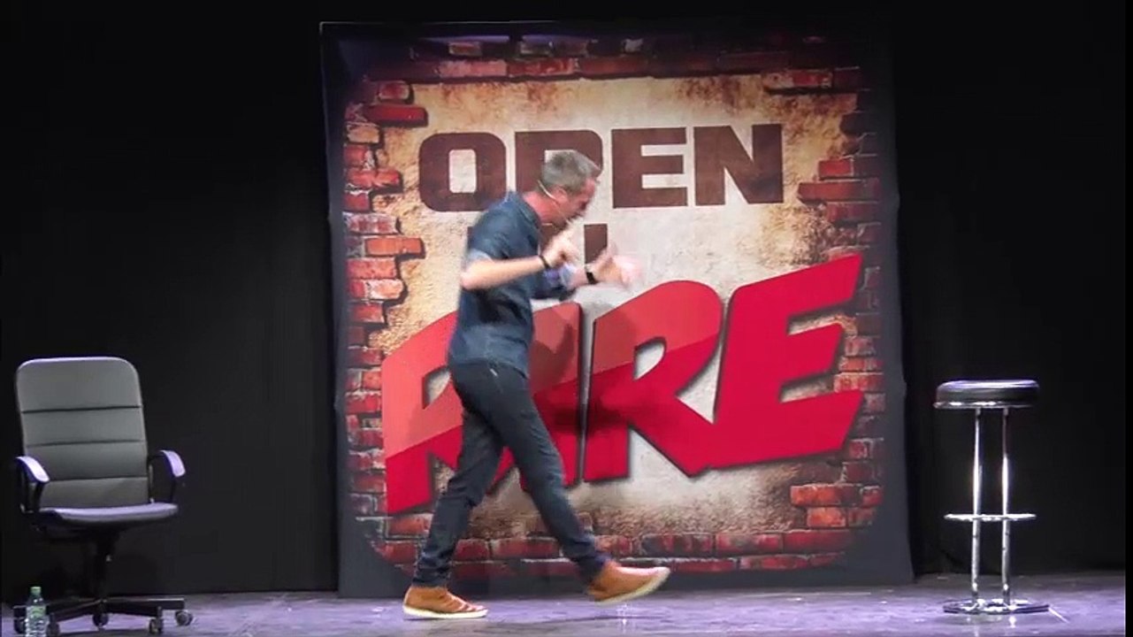 Daniel Camus aux Open du rire - Daniel Camus adopte