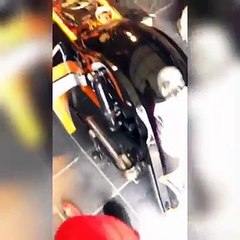 Richie Rich shows everyone his Tupac tribute bike, and his letter from Tupac