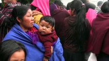 Desplazados en montañas de México vuelven a casa pese a la violencia