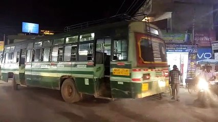 ஊதிய உயர்வு பிரச்சனையால் பேருந்துகள் பாதியில் நிறுத்தம்- வீடியோ