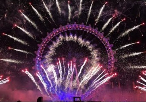 New Year's Eve Celebrations with Firework Display at the London Eye