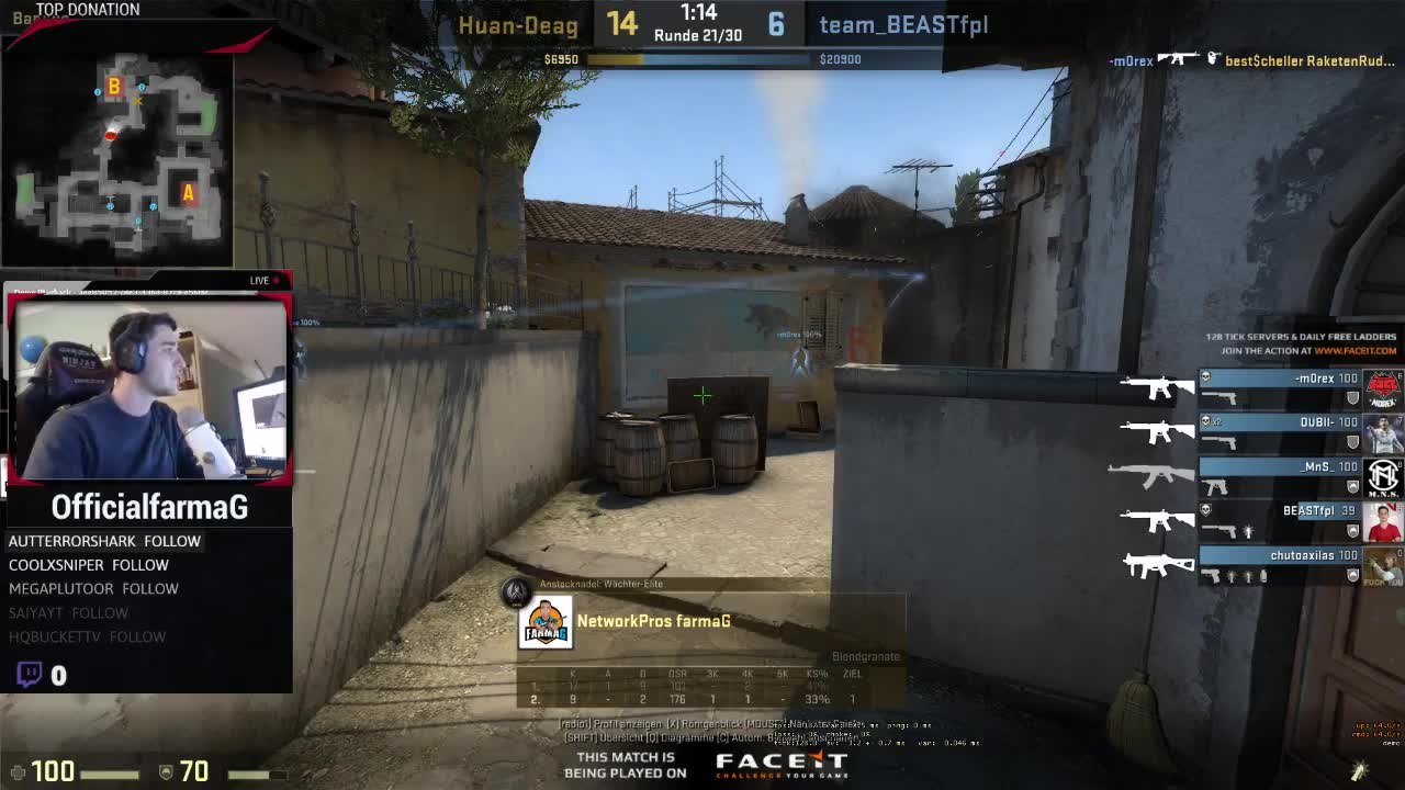 Awesome 1v5 ACE clutch!  Well done