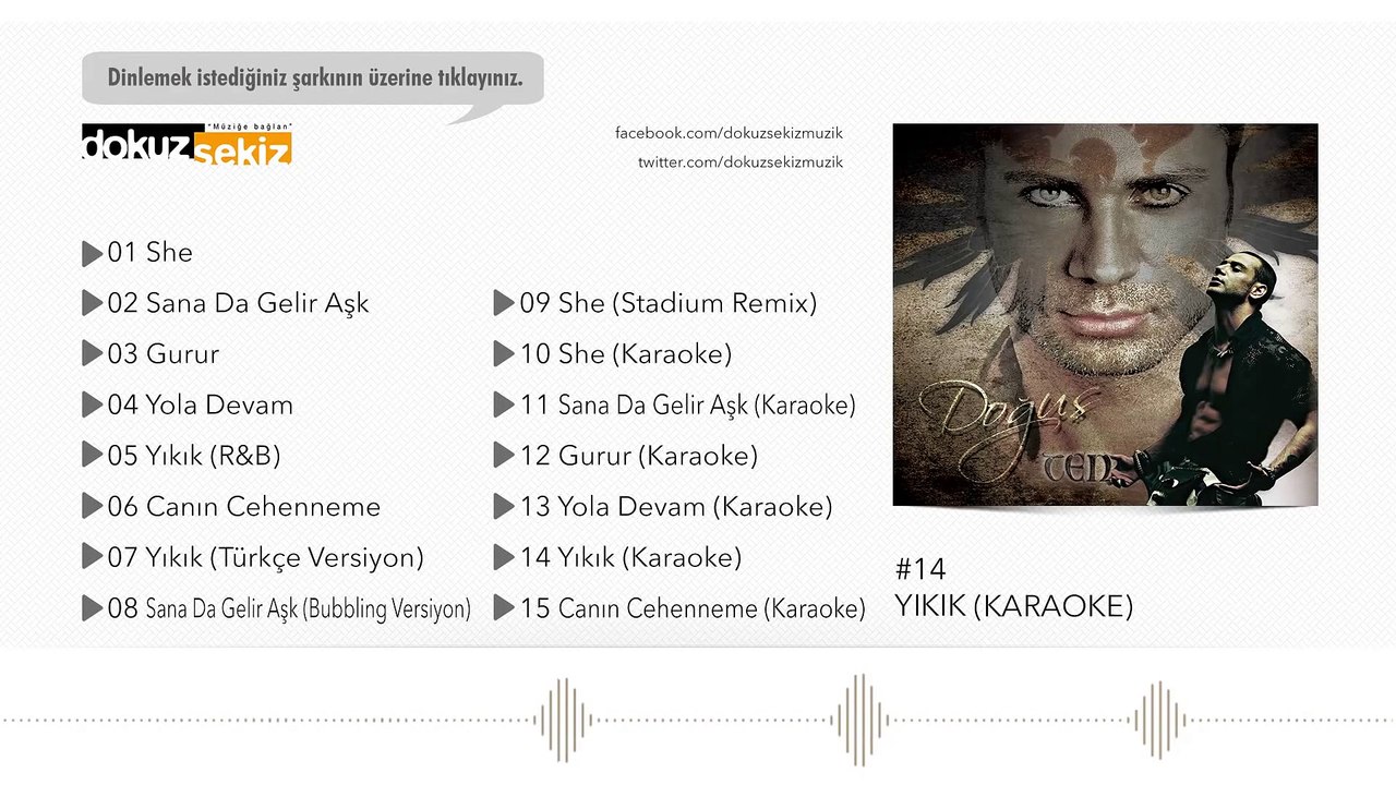 Doğuş - Yıkık (Karaoke) (Official Audio)