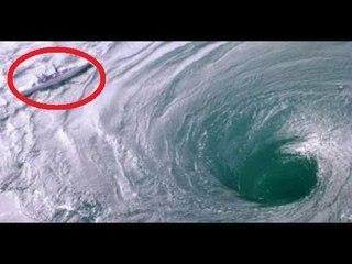 Boat stuck in a Whirlpool - Ocean Whirlpool