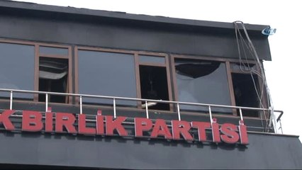 BBP Genel Başkanı Destici Savaş Alanına Dönen Makam Odasını İnceledi