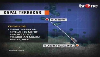 Kronologi Terbakarnya Kapal Zahro Express