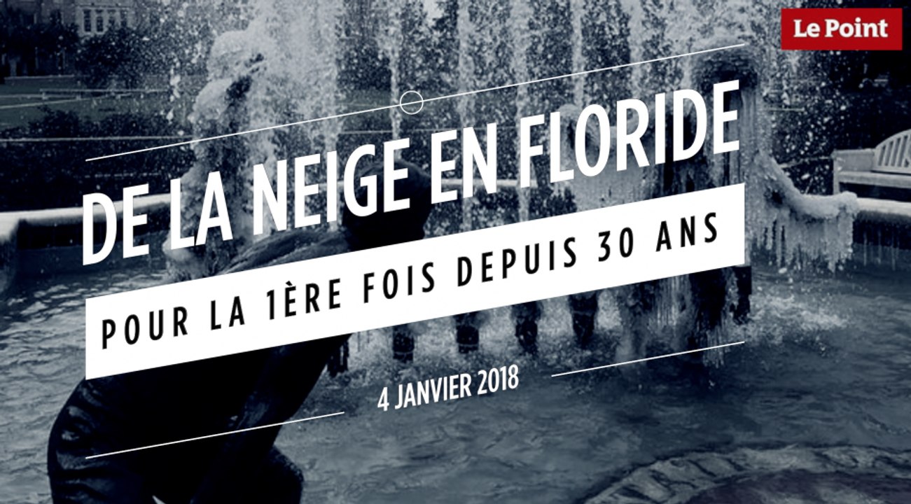 De la neige en Floride pour la première fois depuis 30 ans