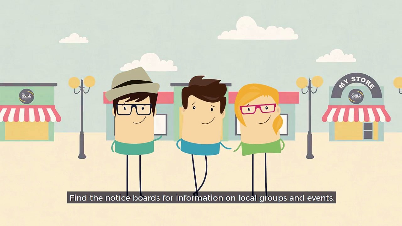 How can you tell if an area has good community spirit