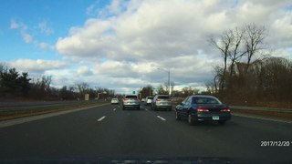 Driver makes unsafe lane changes