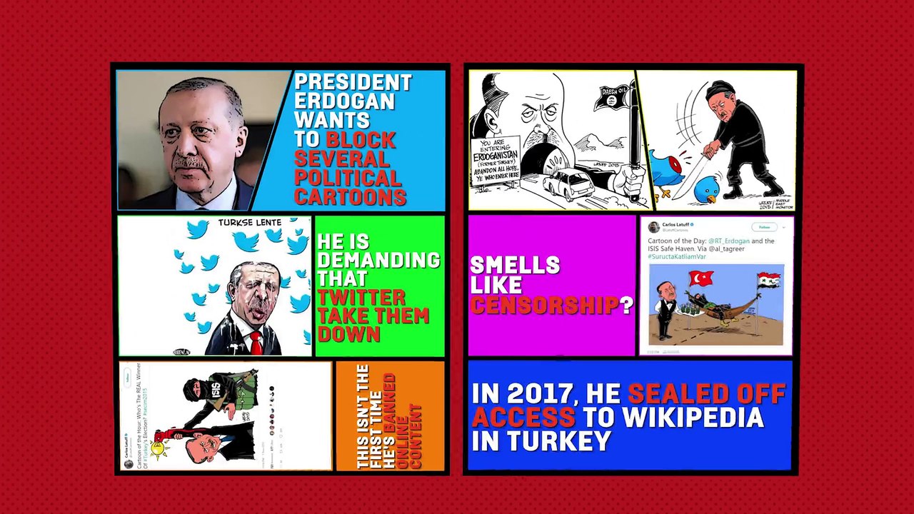 Turkish President Suing Twitter Over Political Cartoons