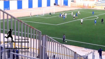 هدف الرمثا الاول في مرمى منتخب الدفاع المدني | العراقي محمد جبار شوكان 4-1-2018