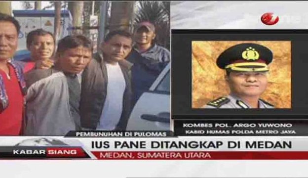Ius Pane, Perampok Pulomas Diringkus Polisi di Medan