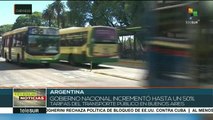 Aumento en tarifas del transporte afectará a 13 millones de argentinos