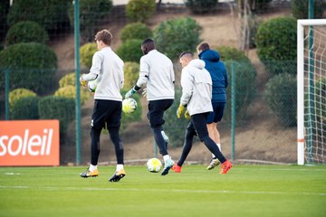 Les gardiens à l'entraînement !