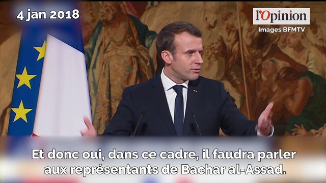 Syrie: pour Macron, «Bachar al-Assad est l'ennemi du peuple syrien»