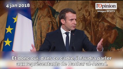 Syrie: pour Macron, «Bachar al-Assad est l'ennemi du peuple syrien»