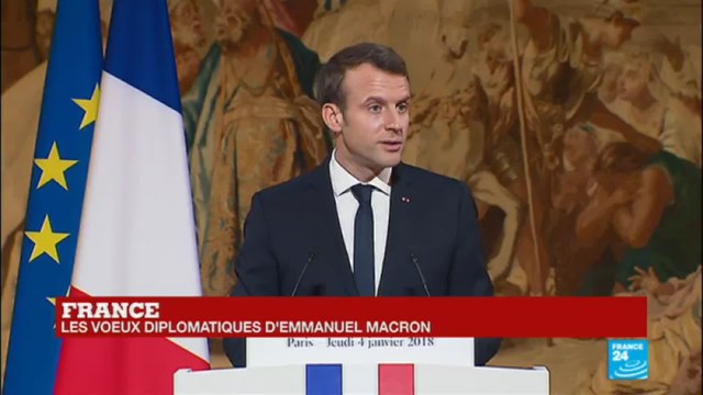 REPLAY - Les voeux diplomatiques d''Emmanuel Macron