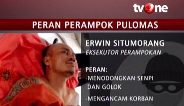 Peran Pelaku Perampokan Sadis di Pulomas
