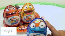 Super Surprise Eggs Kinder Maxi Halloween Stop Motion Peppa Pig Surprise Toys for children