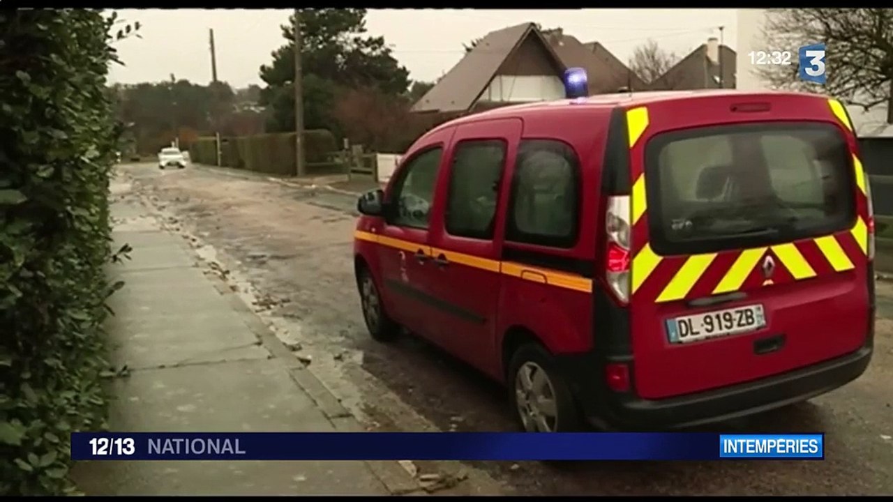 Tempête Eleanor : Ver-sur-Mer inondée après la rupture de sa digue