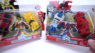 TRANSFORMERS COMBINER FORCE WAVE 1 ONE STEP CHANGERS BEESIDE PRIMESTRONG COMBINE OPTIMUS BUMBLEBEE