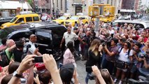 Khloe And Kourtney Kardashian Nearly Swallowed Up By The Wild NYC Crowd [2014]