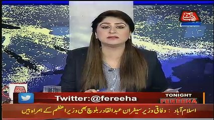 Fareeha Idrees Plays The Clip Of Indian Media