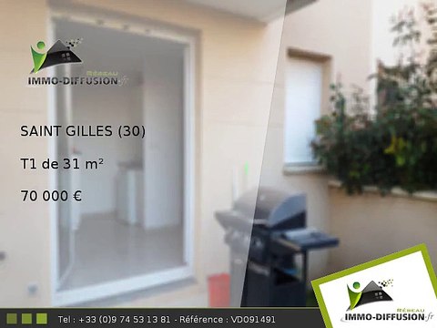 T1 A vendre Saint gilles 31m2 - 70 000 Euros