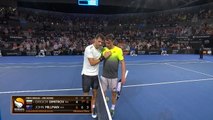 Brisbane - Dimitrov évite la sortie de route