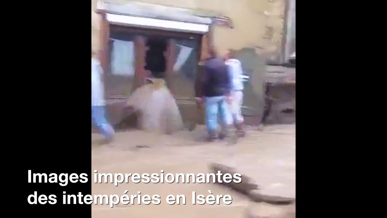 Images impressionnantes des intempéries