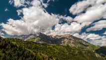 - Beautiful Clouds High In Mountains Sairam-Su, Tyan-Shan, Kazahkstan by Timelapse4K