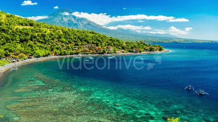 Beautiful Beach Cove Jemeluk Bay in Bali, Indonesia by Timelapse4K