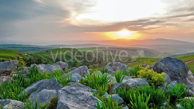 Beautiful Sunset In National Park Sairam-Ugham, Shymkent, Kazakhstan by Timelapse4K